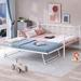 Red Barrel Studio® Laurica Daybed w/ Trundle Metal in White | 36.6 H x 56.4 W x 79 D in | Wayfair F5885228123742E286B41977CB17744C