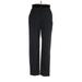 Sandro Casual Pants - Mid/Reg Rise Boot Cut Boyfriend: Black Bottoms - Women's Size 34