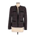 Kasper Jacket: Short Black Plaid Jackets & Outerwear - Women's Size 8