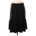 Eileen Fisher Casual Fit & Flare Skirt Calf Length: Black Solid Bottoms - Women's Size X-Small