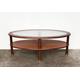 Vintage Retro Mid Century Oval Astro Teak and Glass Coffee Table by V.B WIlkins for G-Plan