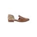 Dolce Vita Flats: D'Orsay Stacked Heel Boho Chic Brown Shoes - Women's Size 6 - Almond Toe