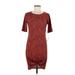 Lularoe Casual Dress - Bodycon: Red Dresses - New - Women's Size Medium