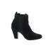 BCBGeneration Ankle Boots: Black Print Shoes - Women's Size 5 1/2 - Almond Toe