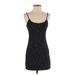 Brandy Melville Casual Dress - Bodycon Scoop Neck Sleeveless: Black Dresses - Women's Size 2X-Small