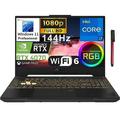 2023 ASUS TUF F15 15.6 144Hz FHD Gaming Laptop Computer 12th Gen Intel 14-Core i7-12700H GeForce RTX 4070 8GB 64GB DDR4 RAM 2TB PCIe SSD WiFi 6 Bluetooth5.2 RGB Keyboard Windows 11 Pro BROAG