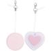 2 Pcs Screen Wipe Camera Lens Cleaner Glass Heart-shaped Wet Wipes Phone Cleaning