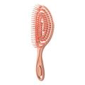 Oval hollow hairdressing comb elastic comb hairdressing massage comborange
