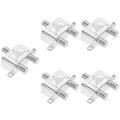 5 Pieces Two Splitters Coax Cable Splitter Splitter for TV Cable Dispenser Tv Antennas Cable 2-way Coax Splitter