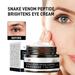 Fankiway Eye Cream Anti Aging Sleek Eyes Firming Eye Cream temporary Firming Eye Cream Nourishing Snake Peptide Firming Eye Cream Instantly Removes Tear Bags And Fades Fine Lines 30g