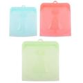 3 Pcs Snack Bags Lunch Bag Sandwich Container Silicone Container Reusable Sandwich Bags Food Storage Bags Silicone Storage Bag Leakproof Silica Gel