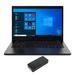 Lenovo ThinkPad L14 Home & Business Laptop (Intel i5-1135G7 4-Core 8GB RAM 2TB PCIe SSD Intel Iris Xe 14.0 60Hz Touch Full HD (1920x1080) WiFi Bluetooth Webcam Win 10 Pro) with USB-C Dock