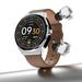 Jacenvly Sports Smartwatch With Wireless Earphones 2 IN 1 Alloy 1.28inch IPS Screen IP67 Multi Sport Mode Works With IOS Android