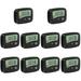 10 Pack Pedometers Calorie Counter Pedometer Pedometer for Walking Digital Pedometer Aldult Portable Fitness