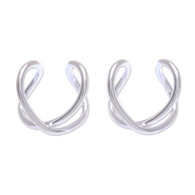 Infinity and Beyond,'Hand Crafted in ThailandSterling Silver Ear Cuffs'