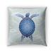 Kavka Designs blue; green turtle outdoor pillow By Kavka Designs