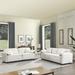 Luxury Modern Style 2 Pieces Living Room Upholstery Sofa Set, velvet