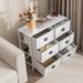 Costway 3-Tier Storage Organizer with 6 Foldable Fabric Drawers Fabric