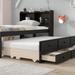 Multifunctional Design Twin Size Daybed with Twin Size Trundle Bed