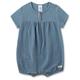 Sanetta - Newborn Unisex Overall Short Musseline - Overall Gr 62 blau/grau