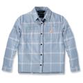 Carhartt - Women's Midweight Flannel L/S Plaid Shirt - Shirt size L, grey