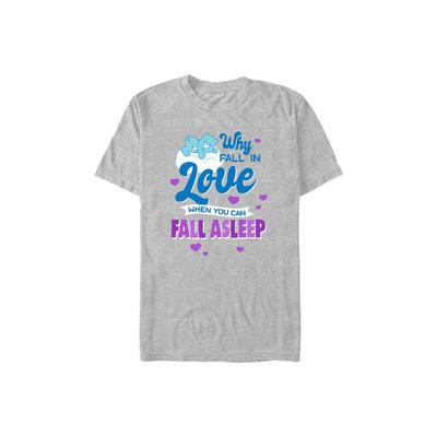 Men's Big & Tall Fall Love Sleep Tops & Tees by Mad Engine in Athletic Heather (Size LT)