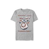 Men's Big & Tall Bb My Valentine Tops & Tees by Mad Engine in Athletic Heather (Size 4XL)