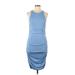 Shein Casual Dress - Sheath: Blue Dresses - New - Women's Size Large