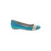 Cole Haan Flats: Teal Color Block Shoes - Women's Size 6