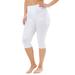 Plus Size Women's Rago® Light Control Capri Pant Liner 920 by Rago in White (Size 1XL) Slip