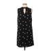 1.State Casual Dress - Shift: Black Print Dresses - Women's Size Medium