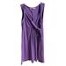 Athleta Dresses | Athleta Faux Wrap Twisted Strap Tank Dress Purple Size Large | Color: Purple | Size: L