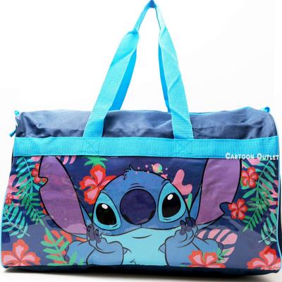 Disney Accessories | Disney Lilo And Stitch Duffle Bag Carry On Overnight Travel Tote 18" Dance Bag | Color: Blue | Size: Os