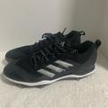 Adidas Shoes | Adidas Men’s Sz 10 Running Cross Training Shoes Black Sneaker | Color: Black/White | Size: 10