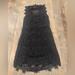 Free People Dresses | Free People Intimately Women’s Sleeveless Solid Black Open Back Laced Dress Sz:L | Color: Black | Size: L