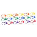 TOYANDONA 18 Pcs Hoop Ball Out Door Toys Hoppers for Kids Jump Rope for Fitness Red Rings Skip Ball Toys Rings for Kids Game Ankle Skip Toy Swing for Playset Child Outdoor Gym Ball Plastic
