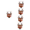 ERINGOGO 5pcs Halloween Props Mask Deer Head Antler Horns Book Cake Decorations Plague Doctor Party Cosplay Prop Xmas Cosplay Props Cosplay Accessory Costume Accessory Clothing Pu Decorate