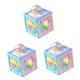 TOYANDONA 3 Pcs Puzzle Sound and Light Six-sided Drum Toy Xylophone Learning Plaything Hand Knock Plaything Multifunctional Plaything Kids Plaything Basic Version Baby Music Abs