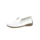 Gabor California 46.090.50 White / Silver Leather Moccasin Shoe 6