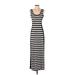 Calvin Klein Casual Dress: Black Stripes Dresses - Women's Size 2