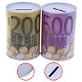 Tirelire en euros pour pièces de monnaie tirelire à intervalles sûrs boîtes de dépôt 1PC