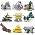 Mini puzzle en métal 3D bâtiments historiques célèbres du Japon château de Kinkaku-ji Himeji tour