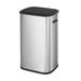 Giantx Steel Motion Sensor Trash Can ( 13 Gallons ) Stainless Steel in Black/Gray | 24.2 H x 15.9 W x 11.2 D in | Wayfair D0BP79C9WY