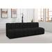 Meridian Furniture USA 89.5" Upholstered Sofa | 30 H x 89.5 W x 31 D in | Wayfair 102Black-S3F