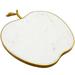 Godinger Silver Art Co Pink Marble Apple Cheese Board Marble | 10.5 H x 9.25 W x 0.65 D in | Wayfair 50620