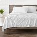 Bare Home Premium Ultra Soft Polar Fleece Sheet Set Microfiber/Polyester in White | Split King With 2 Pillowcase | Wayfair 840105743378