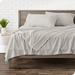Bare Home Premium Ultra Soft Polar Fleece Sheet Set Microfiber/Polyester in White | Split King With 2 Pillowcase | Wayfair 840105743538