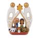 The Holiday Aisle® Arnau Church Star Ceramic Nativity Ceramic | 3.7 H x 3 W x 1.2 D in | Wayfair 7C2CB2FFBF514A9C9EDB270382F9E5B9