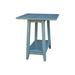 Red Barrel Studio® Keiandre Solid Wood End Table Wood in Blue | 24 H x 22 W x 22 D in | Wayfair 359E275DF0A24C7DBD85181C6D8CFA1F