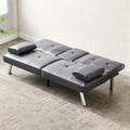 Ebern Designs Juhl 66.1" Sofa in Gray | 29.5 H x 66.1 W x 33 D in | Wayfair 24A0C11E70D14216B94DEA6CDD64919A